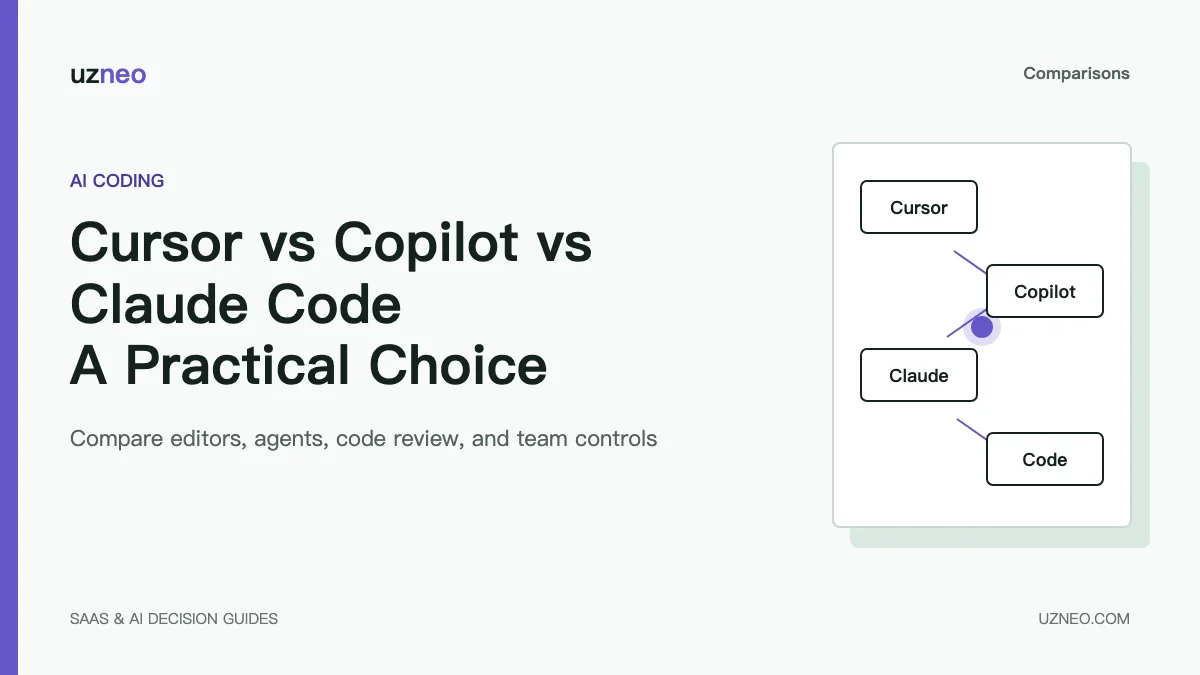 Cursor vs GitHub Copilot vs Claude Code: A Practical Choice