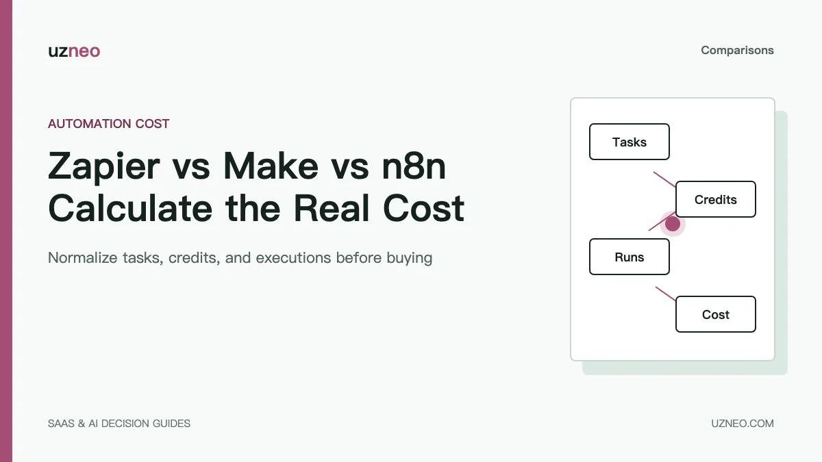 Zapier vs Make vs n8n: Calculate the Real Automation Cost